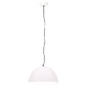 Industrialna lampa wisząca, 25 W, biała, okrągła, 41 cm, E27