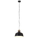 Industrialna lampa wisząca, 32 cm, czarna, E27