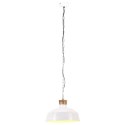 Industrialna lampa wisząca, 58 cm, biała, E27