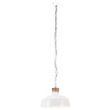 Industrialna lampa wisząca, 58 cm, biała, E27