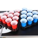 Zestaw stołowy Beer Pong o regulowanej wysokości 240 x 61 cm