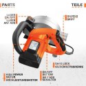 TIMBERTECH Wycinarka z laserem , 1700 W