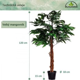 PLANTASIA Sztuczne drzewo mango 120 cm