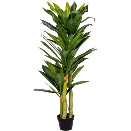 PLANTASIA Dracaena sztuczne drzewo 120 cm, 81 liści