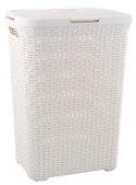 Kosz na bieliznę STYLE RATTAN 60 l krem ​​CURVER