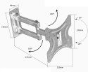 Uchwyt ścienny mały ze standardem VESA 37&apos;&apos;