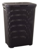 Kosz na bieliznę STYLE RATTAN 60 l brązowy CURVER