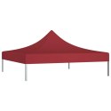 Dach namiotu imprezowego, 3 x 3 m, burgund, 270 g/m²