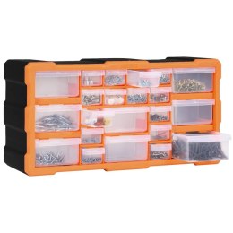 Organizer z 22 szufladkami, 49x16x25,5 cm