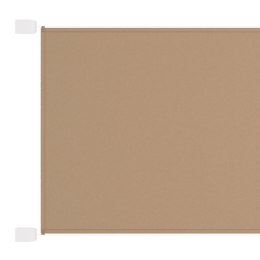 Markiza pionowa, kolor taupe, 100x360 cm, tkanina Oxford