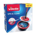 Mop with Bucket Vileda Spin & Clean Obrotowy polipropylen