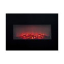 Dekoracyjny Kominek Elektryczny Ścienny Classic Fire Memphis Czarny 1800 W 66 x 13 x 46 cm