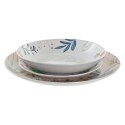 Zestaw Obiadowy DKD Home Decor Wielokolorowy Porcelana Kvety Miejska 27 x 27 x 3 cm 18 Części (18 pcs)