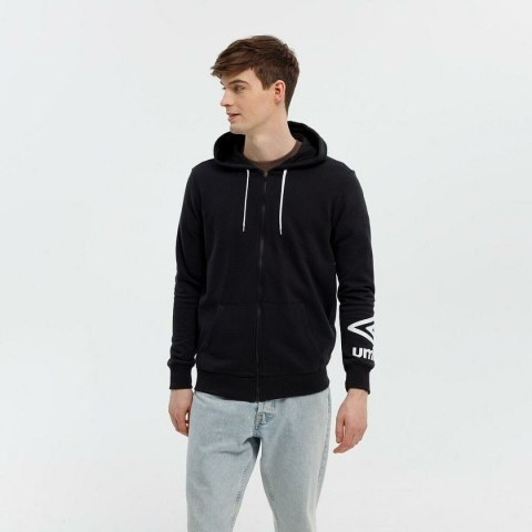 Bluza z kapturem Męska FW TERRACE ZIP HOODIE Umbro 66063U 060 Czarny - L