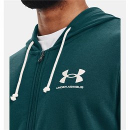 Męska kurtka sportowa Under Armour Rival Terry Kolor Zielony - M