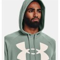 Bluza z kapturem Męska Under Armour Rival Big Logo Kolor Zielony - S