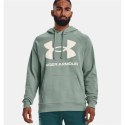 Bluza z kapturem Męska Under Armour Rival Big Logo Kolor Zielony - S