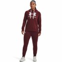 Bluza z kapturem Damska Under Armour Rival Fleece Kasztanowy - M