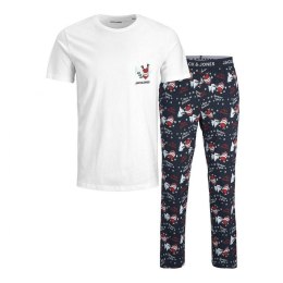 Piżama Jack & Jones JACSANTA SS Biały - L