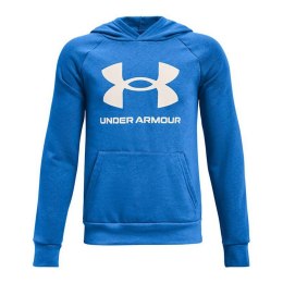 Bluza z kapturem Męska Under Armour Rival Big Logo Niebieski - L