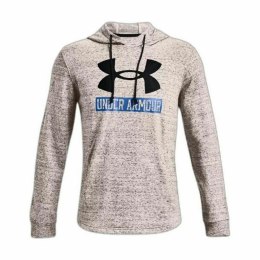 Bluza z kapturem Męska Under Armour Rival Terry Logo Jasnoszary - L