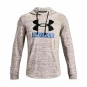 Bluza z kapturem Męska Under Armour Rival Terry Logo Jasnoszary - M