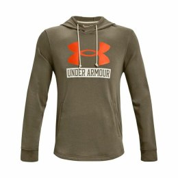 Bluza z kapturem Męska Under Armour Hoodie Khaki - L