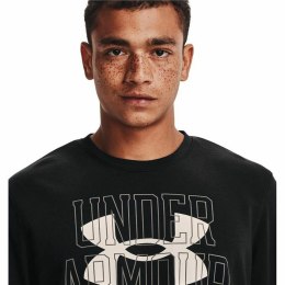 Koszulka z długim rękawem Męska Under Armour Logo Crew Czarny - L