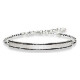 Bransoletka Unisex Thomas Sabo LBA0009-643-11 Srebrzysty Czarny 19 cm 15-18 cm - 15-18 cm