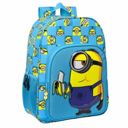 Plecak szkolny Minions Minionstatic Niebieski 33 x 42 x 14 cm