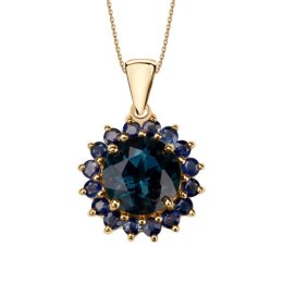 Wisiorek WZD5821 - Topaz London Blue