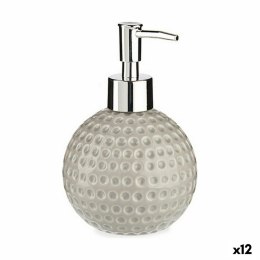 Dozownik mydła Berilo Golf Szary Metal Ceramika 300 ml (12 Sztuk)