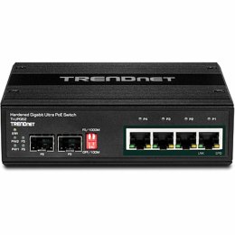 Przełącznik Trendnet TI-UPG62 RJ-45 SFP Czarny