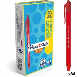 Pióro Paper Mate Inkjoy 20 Części Czerwony 1 mm (36 Sztuk)