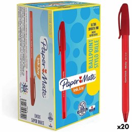 Pióro Paper Mate Inkjoy 50 Części Czerwony 1 mm (20 Sztuk)