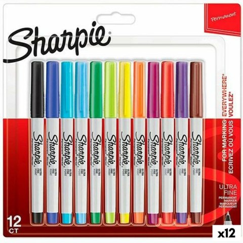 Zestaw markerów Sharpie Wielokolorowy 12 Części 0,5 mm (12 Sztuk)