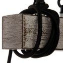 Lampa Sufitowa 107 x 5 x 15 cm Czarny Metal