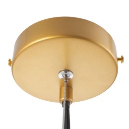 Lampa Sufitowa 22 x 22 x 120 cm Szkło Złoty Metal