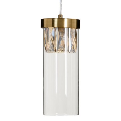 Lampa Sufitowa Hierro/Cristal Szkło Złoty Metal 220 V 240 V 11 x 11 x 45 cm