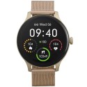 Garett Smartwatch Classy złoty stalowy