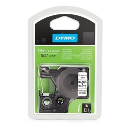 Taśma termotransferowa Dymo D1 16958 Biały Czarny 19 mm x 3,5 m (5 Sztuk)