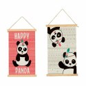 Dekoracja ścienna Miś Panda 1 x 54 x 33 cm (24 Sztuk)