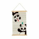 Dekoracja ścienna Miś Panda 1 x 54 x 33 cm (24 Sztuk)