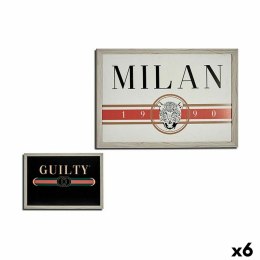 Obraz GUILTY MILAN Płyta 46 x 2 x 66 cm (6 Sztuk)