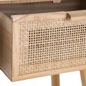 Konsola HONEY Naturalny Drewno paulowni Drewno MDF 80 x 40 x 78 cm