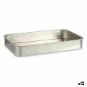 Forma do pieczenia Srebrzysty Aluminium 28,5 x 6,5 x 46 cm (12 Sztuk)