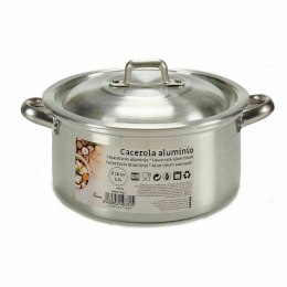 Garnek z Pokrywką Srebrzysty Aluminium 1,5 L 18 x 10 x 23,5 cm (10 Sztuk)