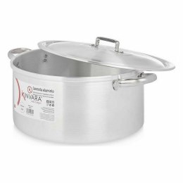 Garnek z Pokrywką Srebrzysty Aluminium 12,5 L (3 Sztuk)