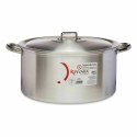 Garnek z Pokrywką Srebrzysty Aluminium 20 L (3 Sztuk)