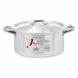 Garnek z Pokrywką Srebrzysty Aluminium 4 L 24 x 13 x 31 cm (10 Sztuk)